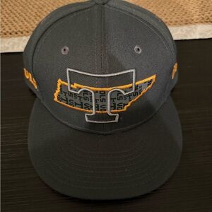 Gray Tennessee Cap with Orange and White Logo SnapBack
